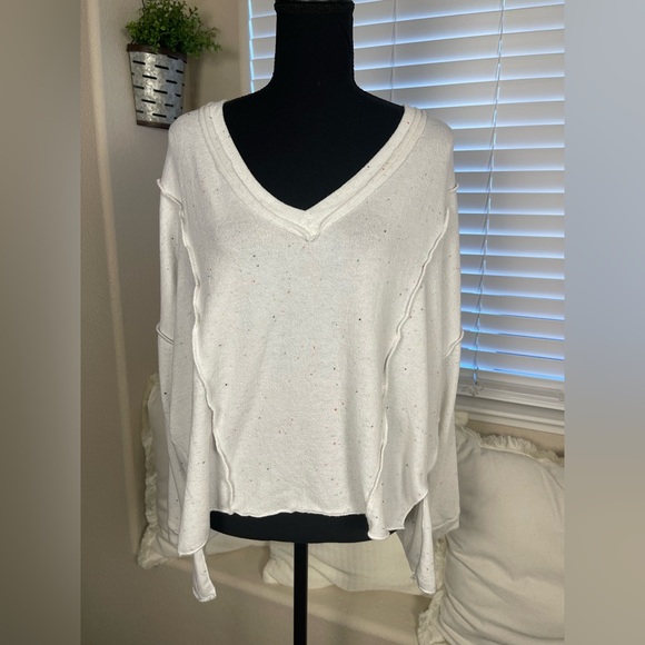 Peach Love California Tops - Peach Love Oversized Speckled Top